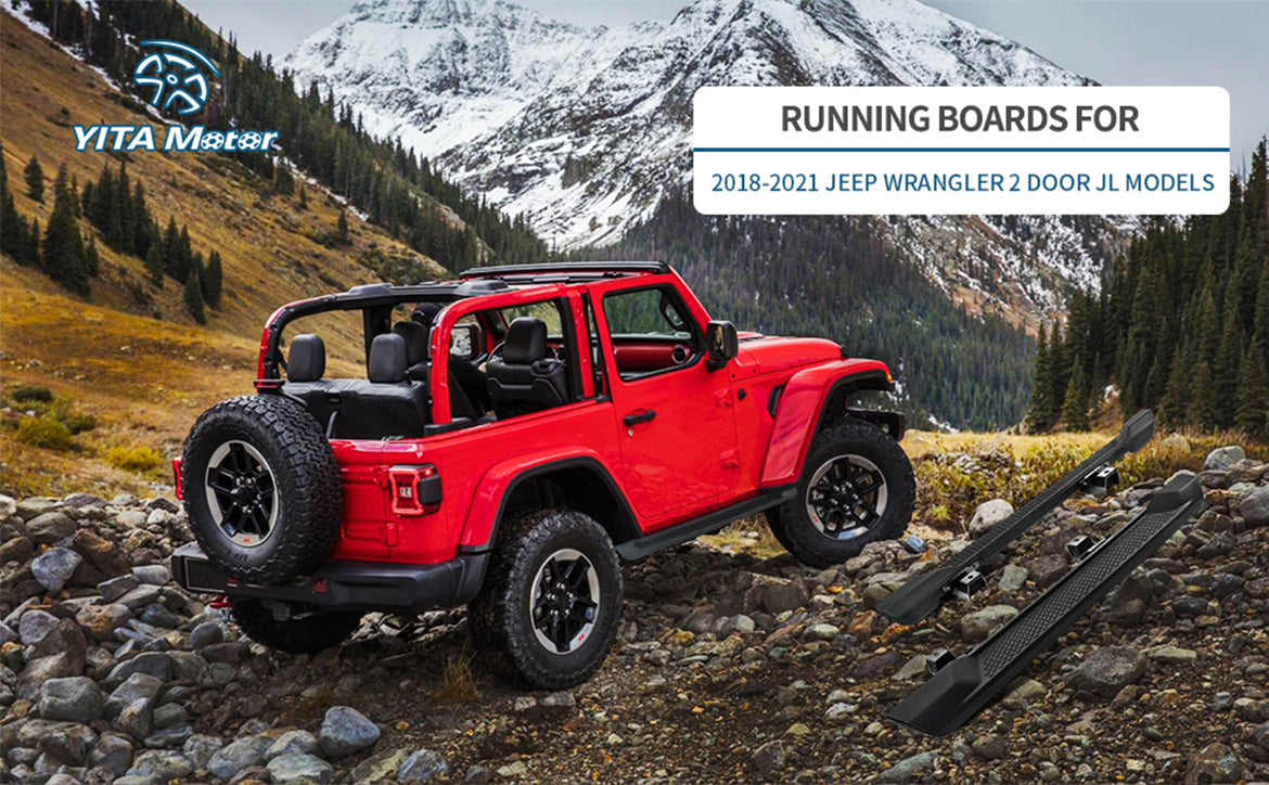 YITAMOTOR For 2018 2019 2020 2021 Jeep Wrangler JL 2 Door Running