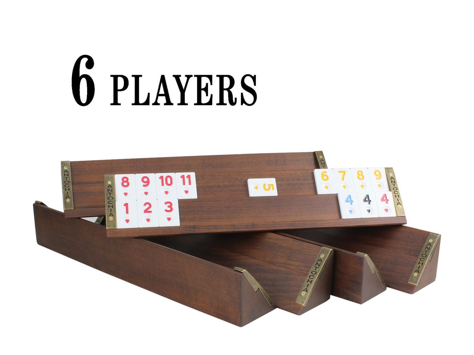 6 Players Straight Rummy Game Set