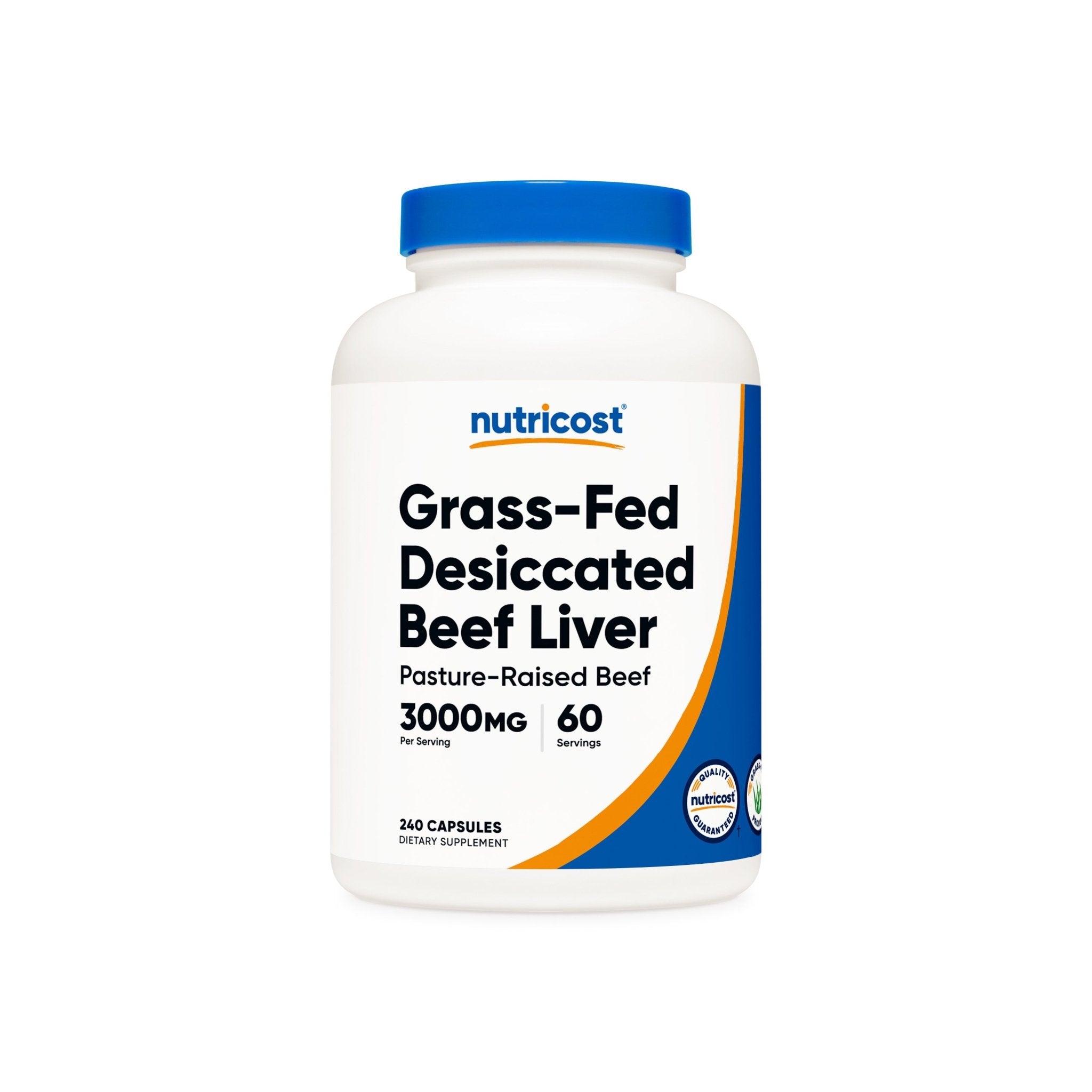 Nutricost Grass-Fed Desiccated Beef Liver Capsules