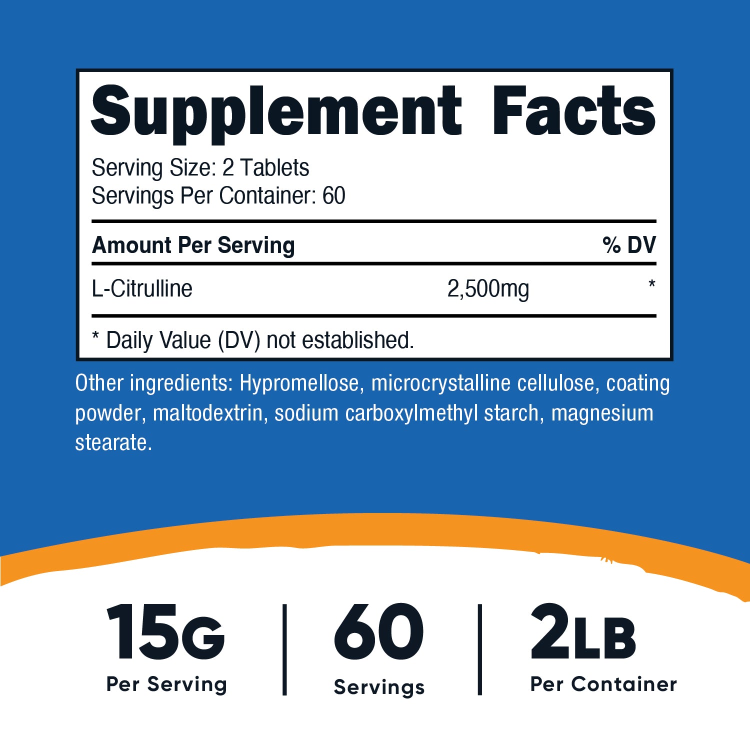 Nutricost L-Citrulline Tablets