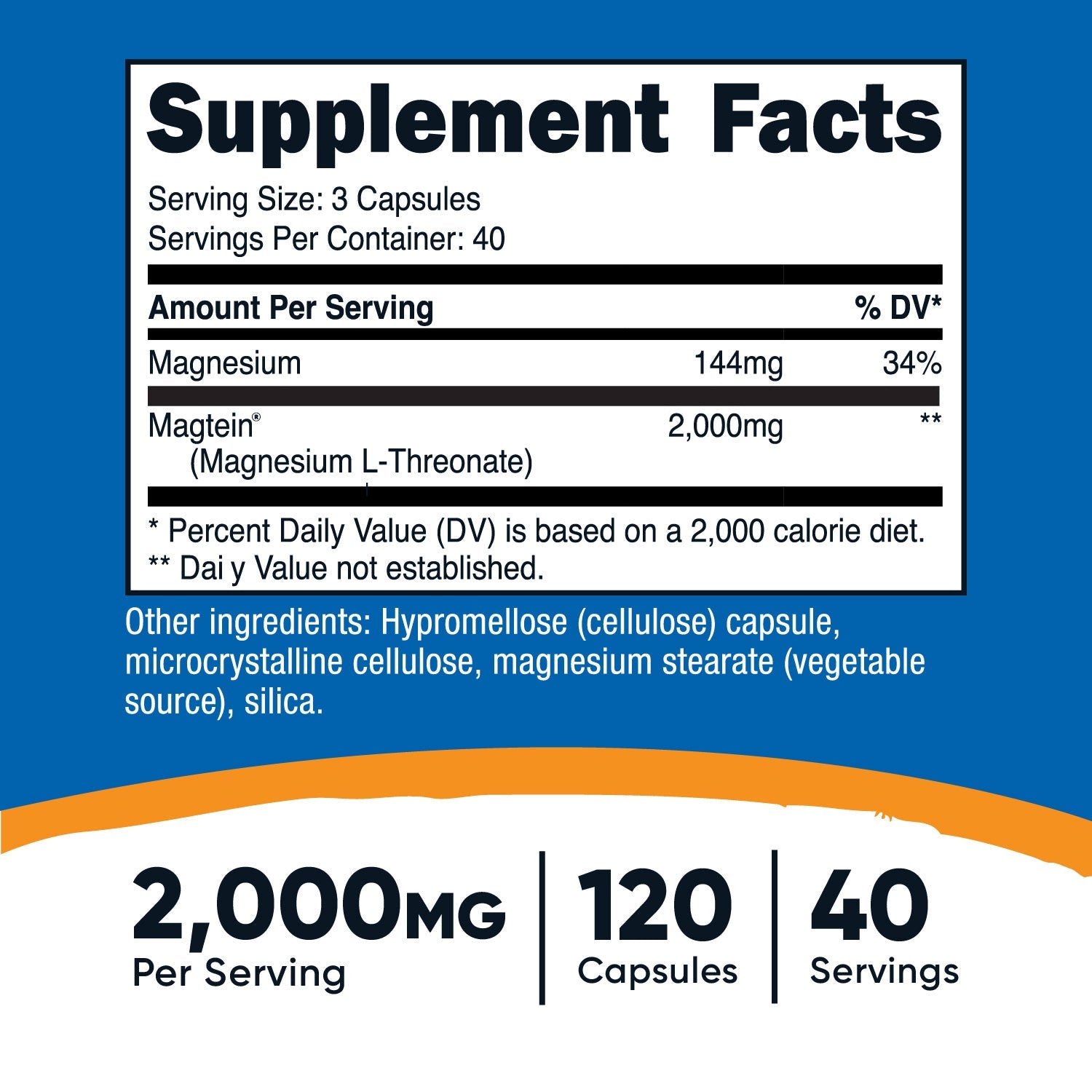 Nutricost Magnesium L-Threonate As Magtein?