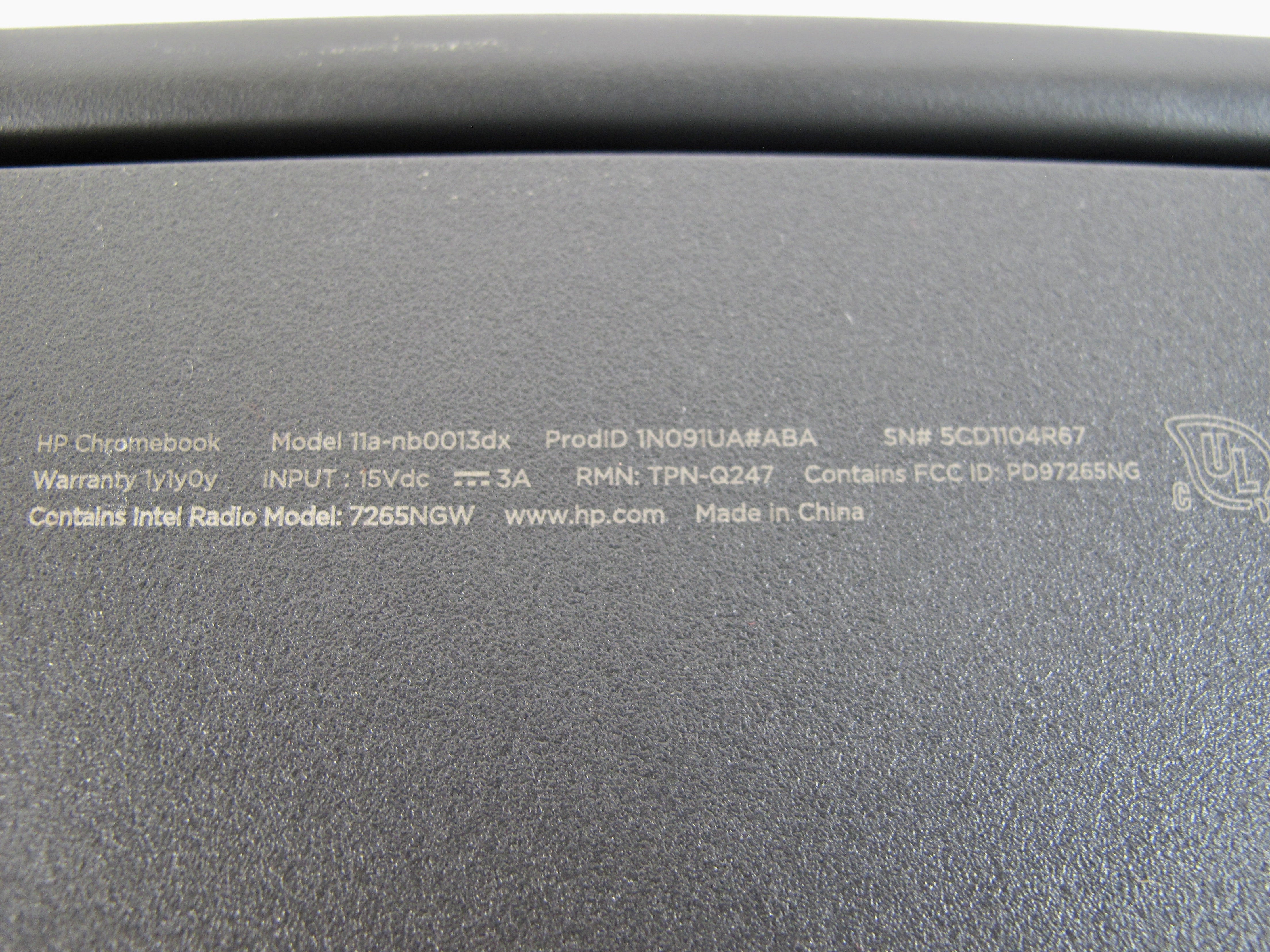 HP Chromebook 11a-nb0013dx 11.6 inch 32GB 1.10GHz 4GB Computer