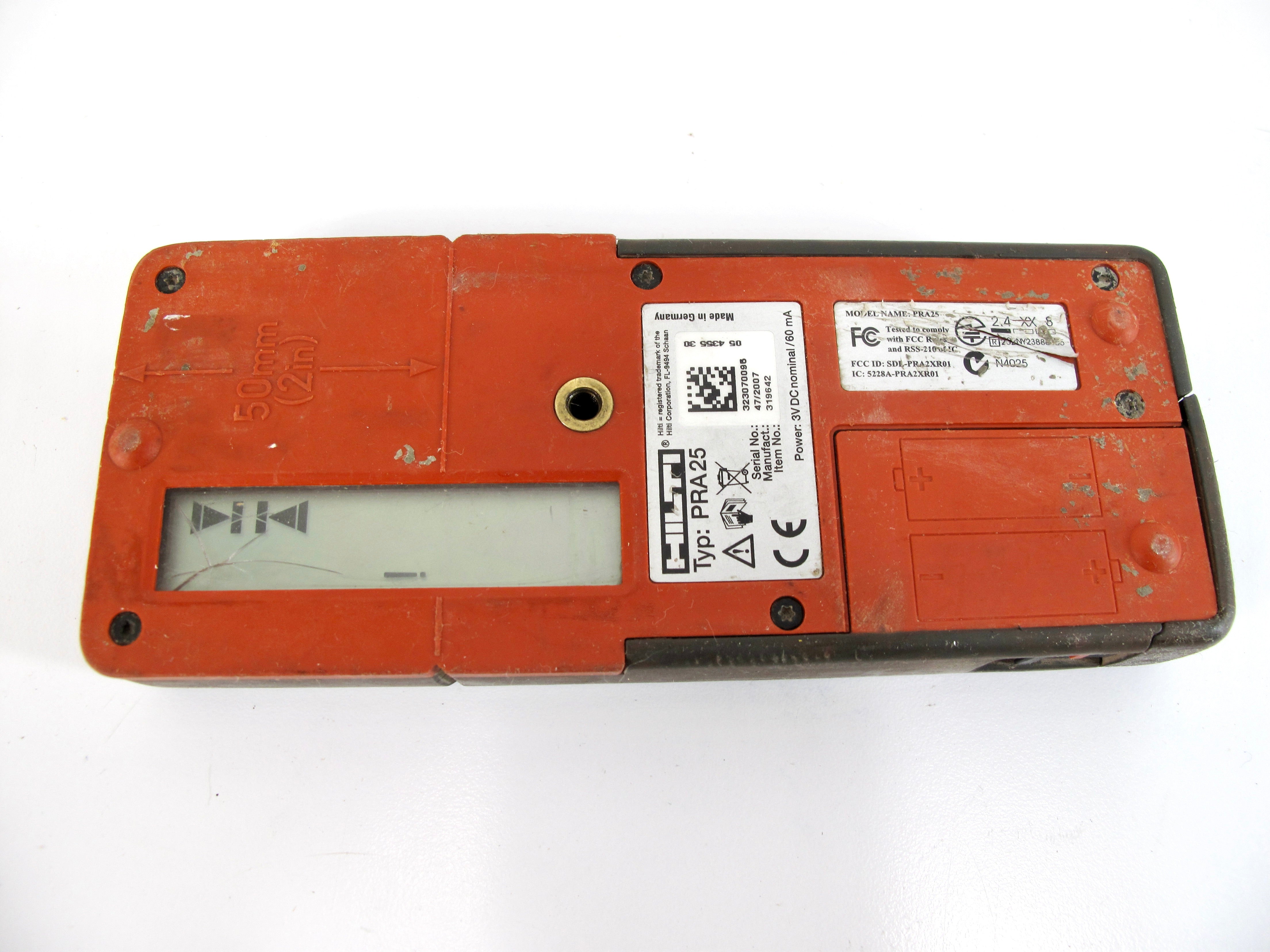 Hilti PRA 25 Rotary Construction Laser Receiver Detector