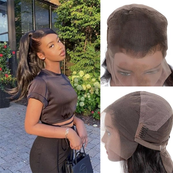 full lace wig ponytail