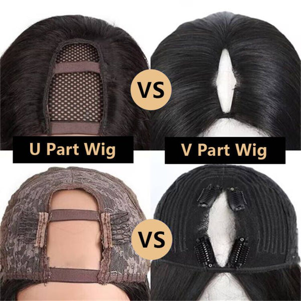 what is the difference between v part and u part wig