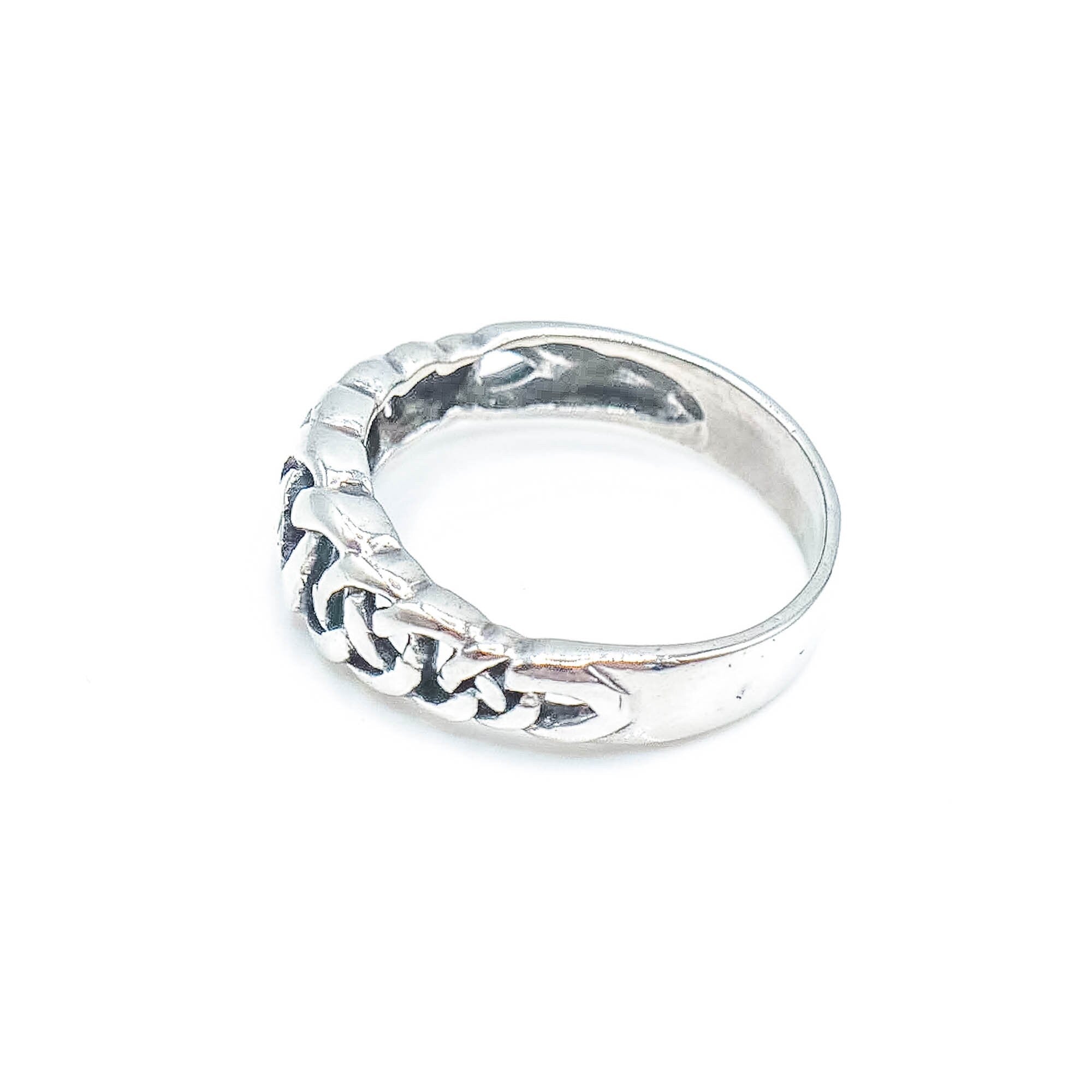 Sterling Silver Celtic Knot Ring Size 8