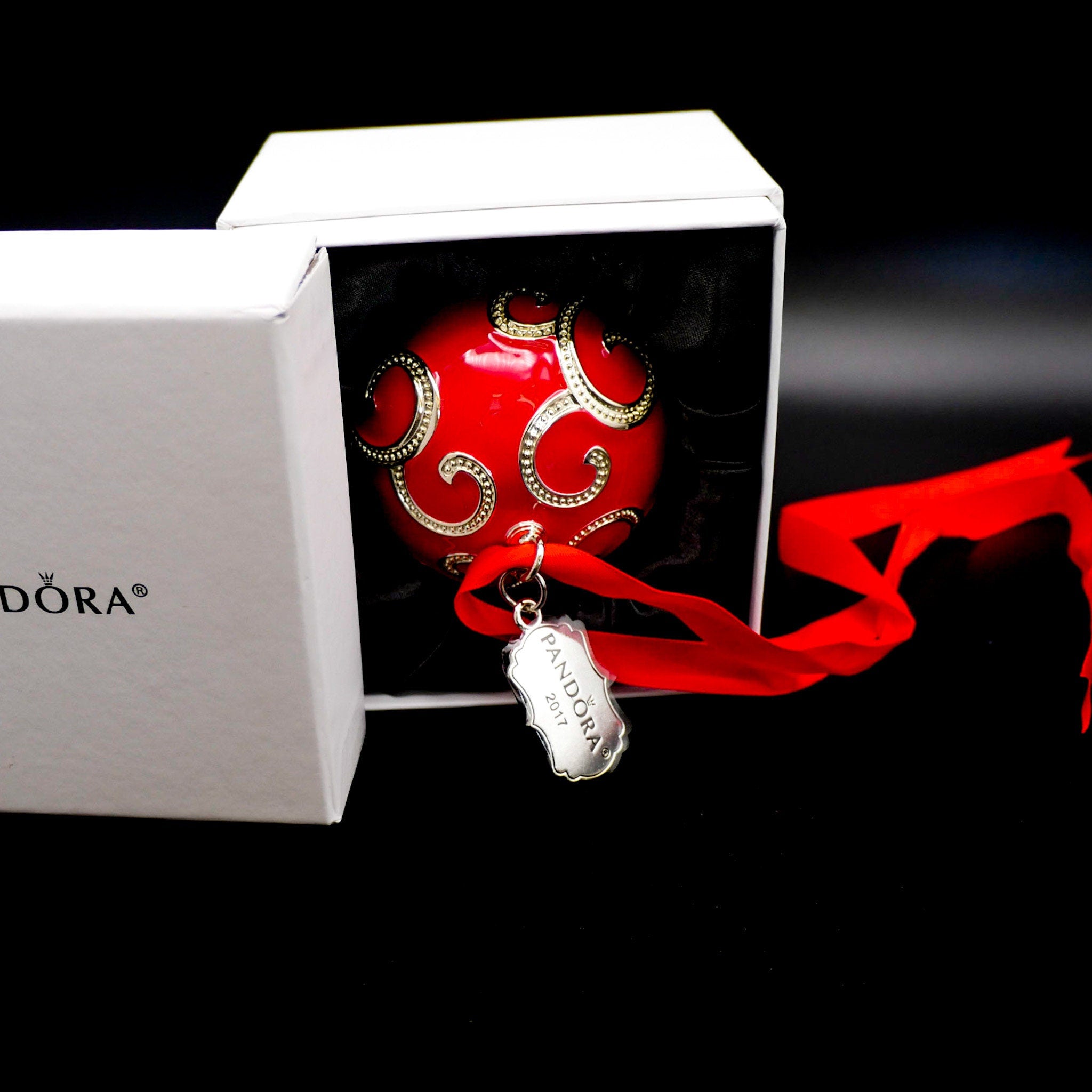 PANDORA 2017 Limited Edition Rockettes Snowball Christmas Ornament And Charm