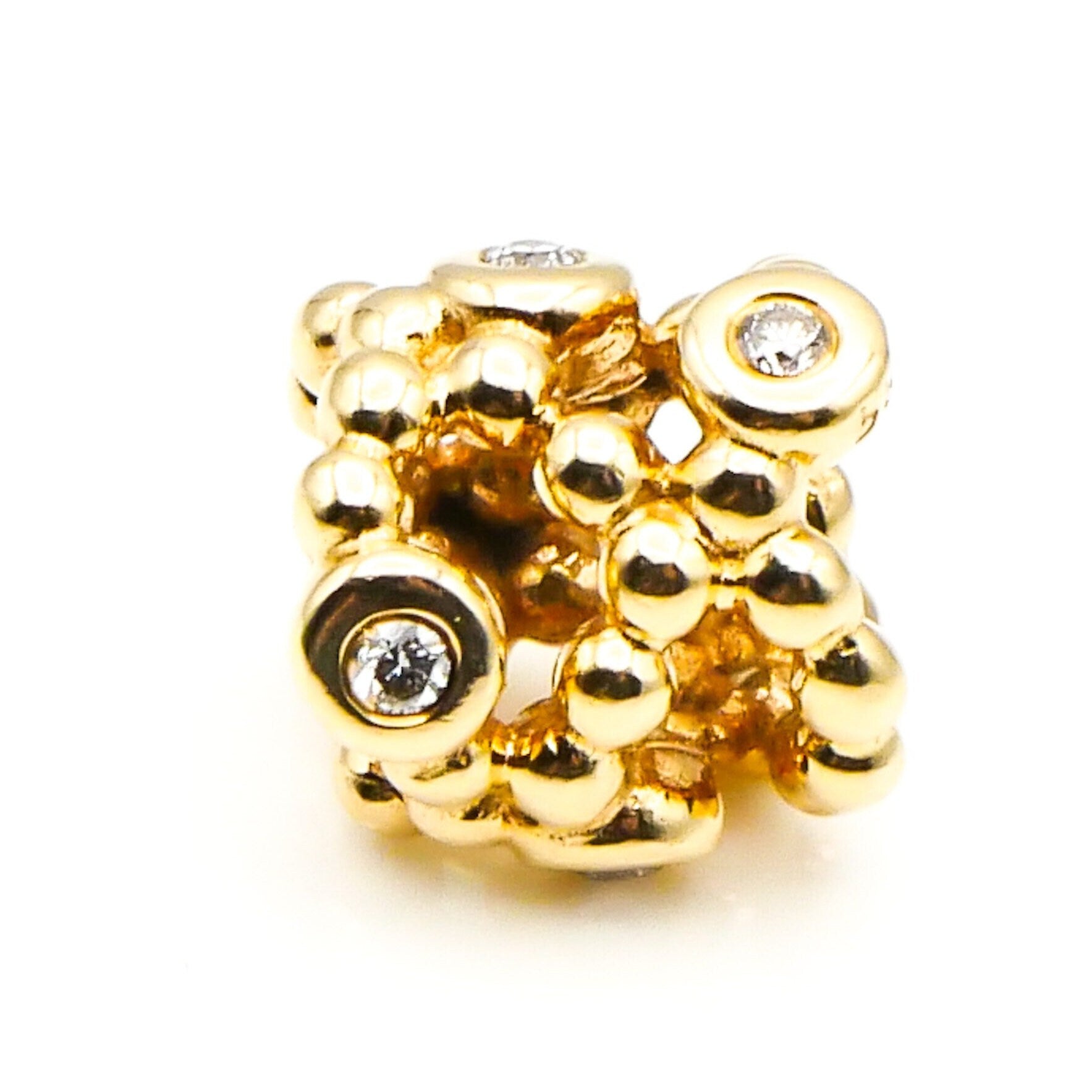 PANDORA 14K Gold Precious Memory Diamond Charm