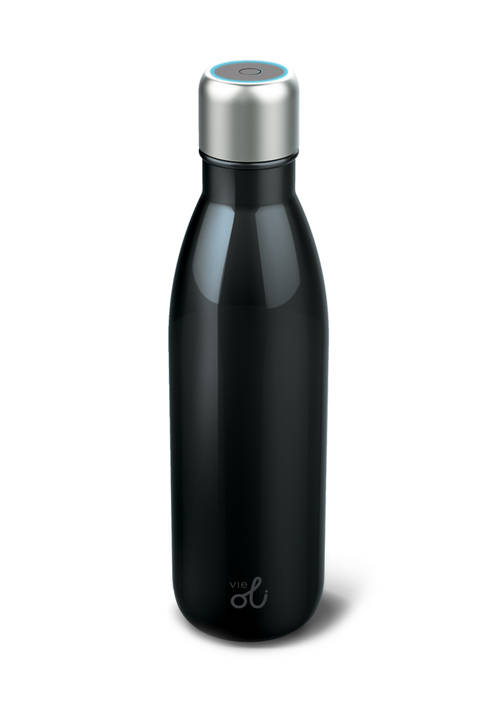 Vie Oli UV-C Portable Sanitizer Water Bottle, Black (NEW)