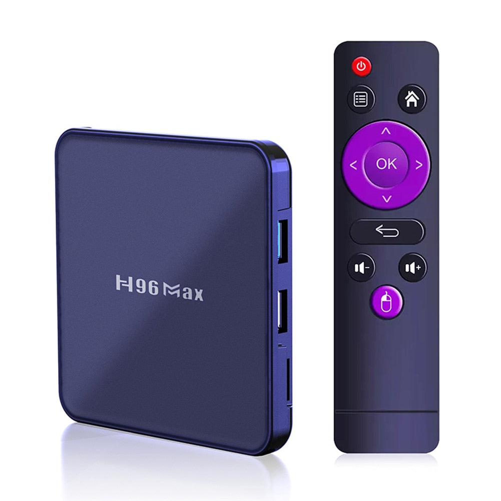 NEW H96 Max V12 Android 12  RK3318 Quad-Core 64bit Cortex-A53 Smart TV Box Media Player