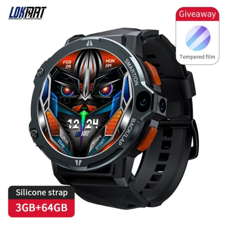 2023 NEW LOKMAT APPLLP 6 Pro Smart Watch 3G+64G Dual Camera Face Recognition GPS