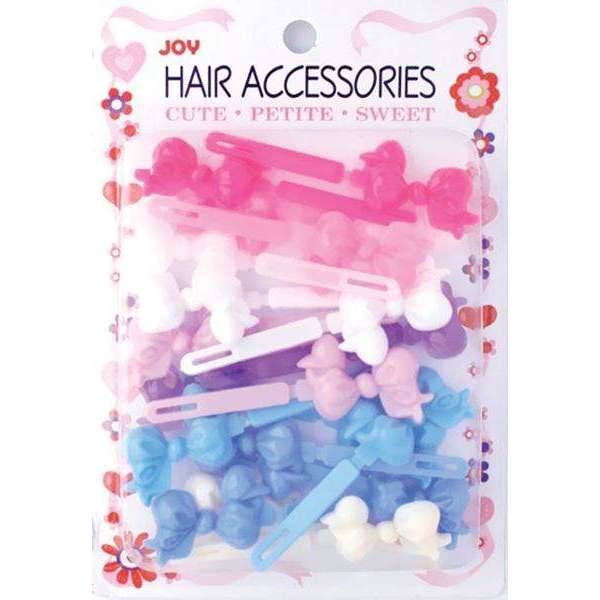 Joy Ribbon Barrettes Assorted Light Pastel