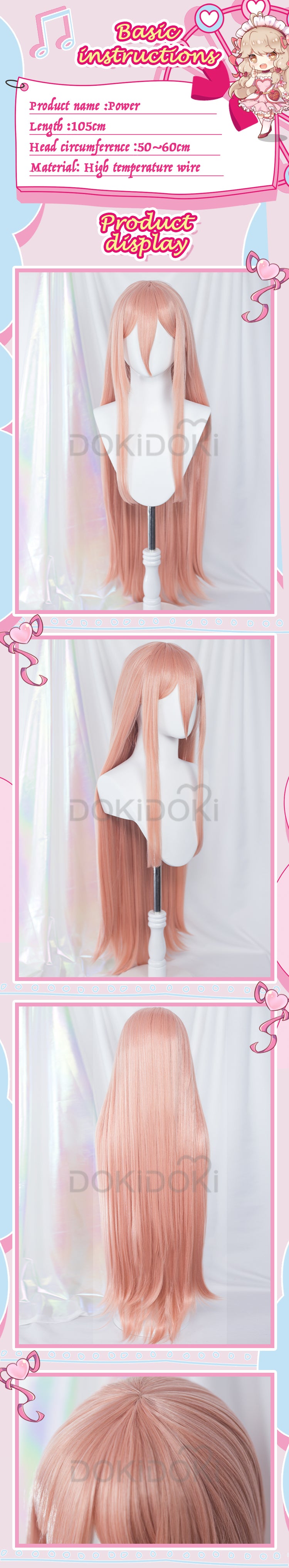  Cindylou FUSOO Power Wig with Horns for Chainsaw Man Cosplay  Wig Long Straight Wig for Christmas Halloween Day Party Wigs : Clothing,  Shoes & Jewelry