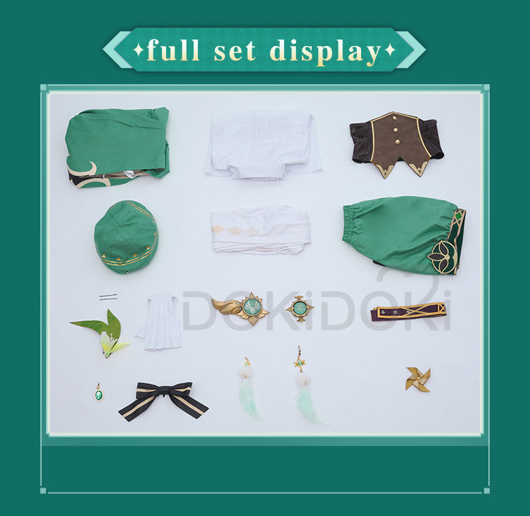 Pre Sale Dokidoki Sr Game Genshin Impact Cosplay Halloween Venti Cos Dokidokicosplay