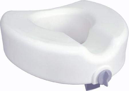 Raised Toilet Seat Premium 4-1/2 Inch Height White 300 lbs. Weight Capacity; 1/EA