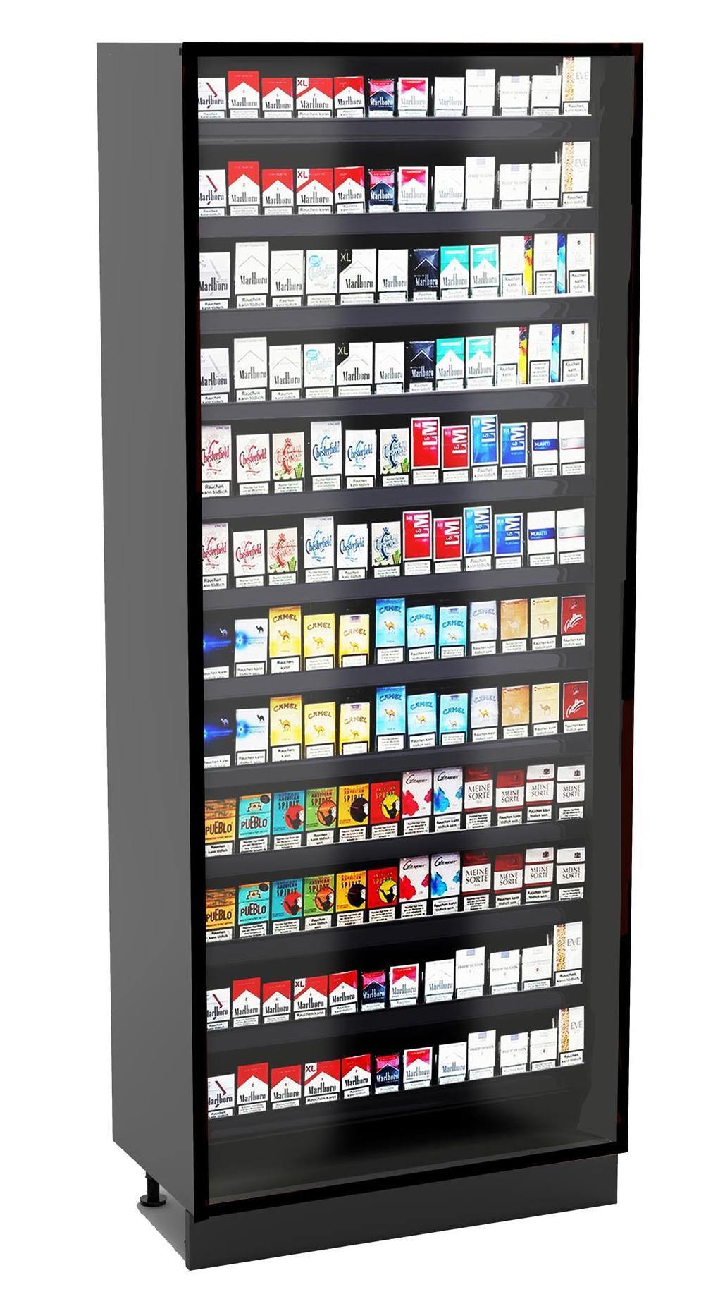 Modular Full Height Cigarette / Tobacco Merchandiser: 12 Levels