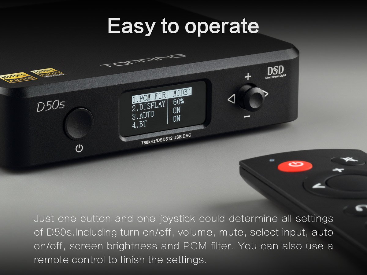 TOPPING D50s DAC (Digital-to-Analog Converter)