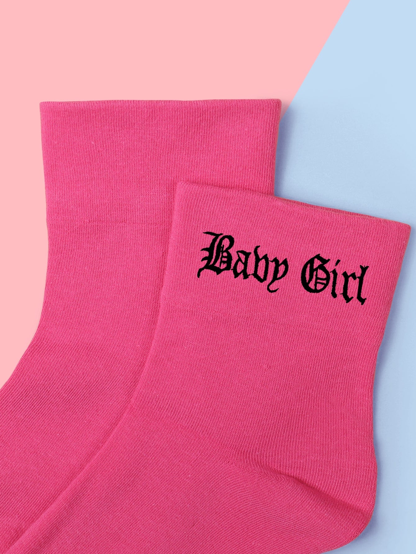 Baby Girl Graphic Crew Socks