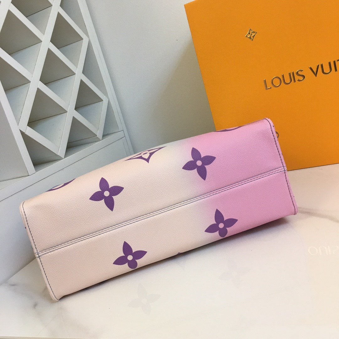 LV Monogram Escale OnTheGo GM Pastel Tote Bag