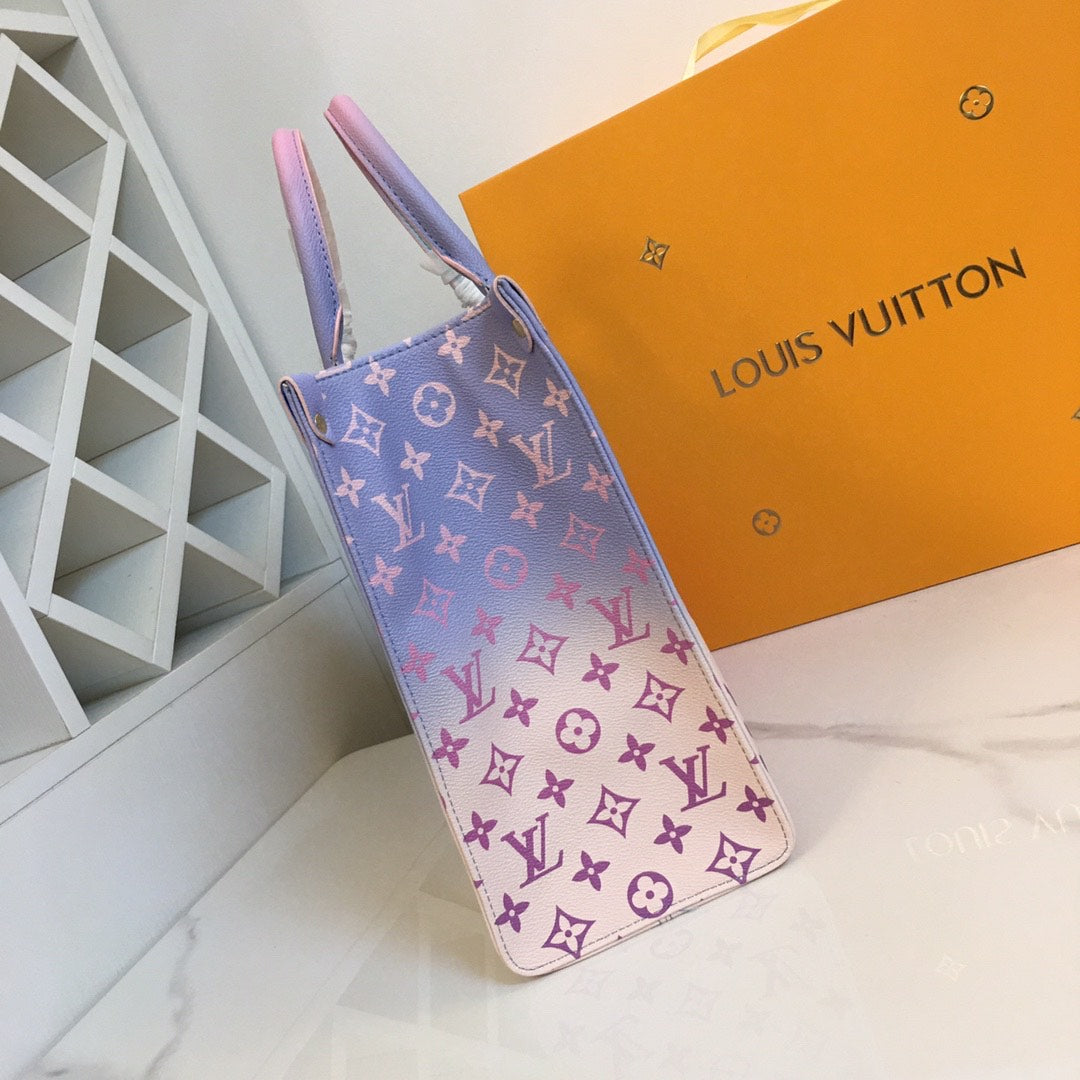 LV Monogram Escale OnTheGo GM Pastel Tote Bag