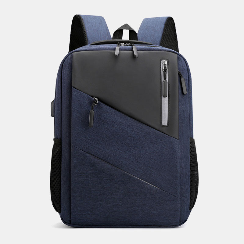 Men Large Capacity With USB Charging Business Travel Outdoor School Bag 14 Inch Laptop Bag Backpack