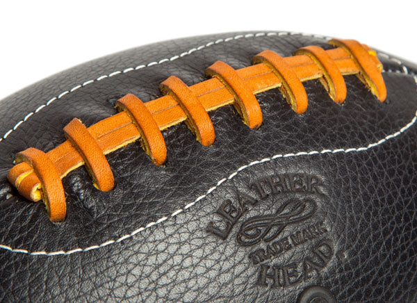 Leather Football - Black