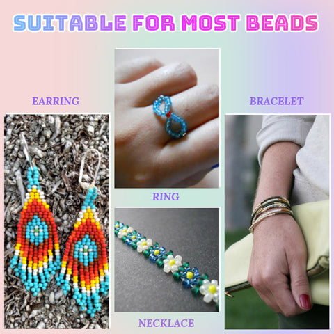 Manual Fast Beader Household Tool Stringing-Board Beads Rotary-Tools Organiser-Craft Jewelry Tray-Design for Bracelet Projects bike tool bag