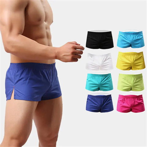 Casual Home Cotton Pouch Breathable Boxer Briefs for Men | Omffiby