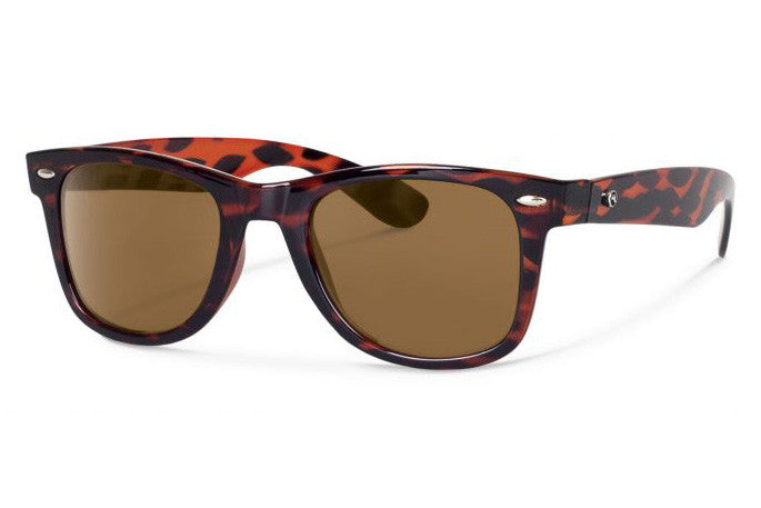 Forecast Ziggie Tortoise Sunglasses, Brown Polarized Lenses