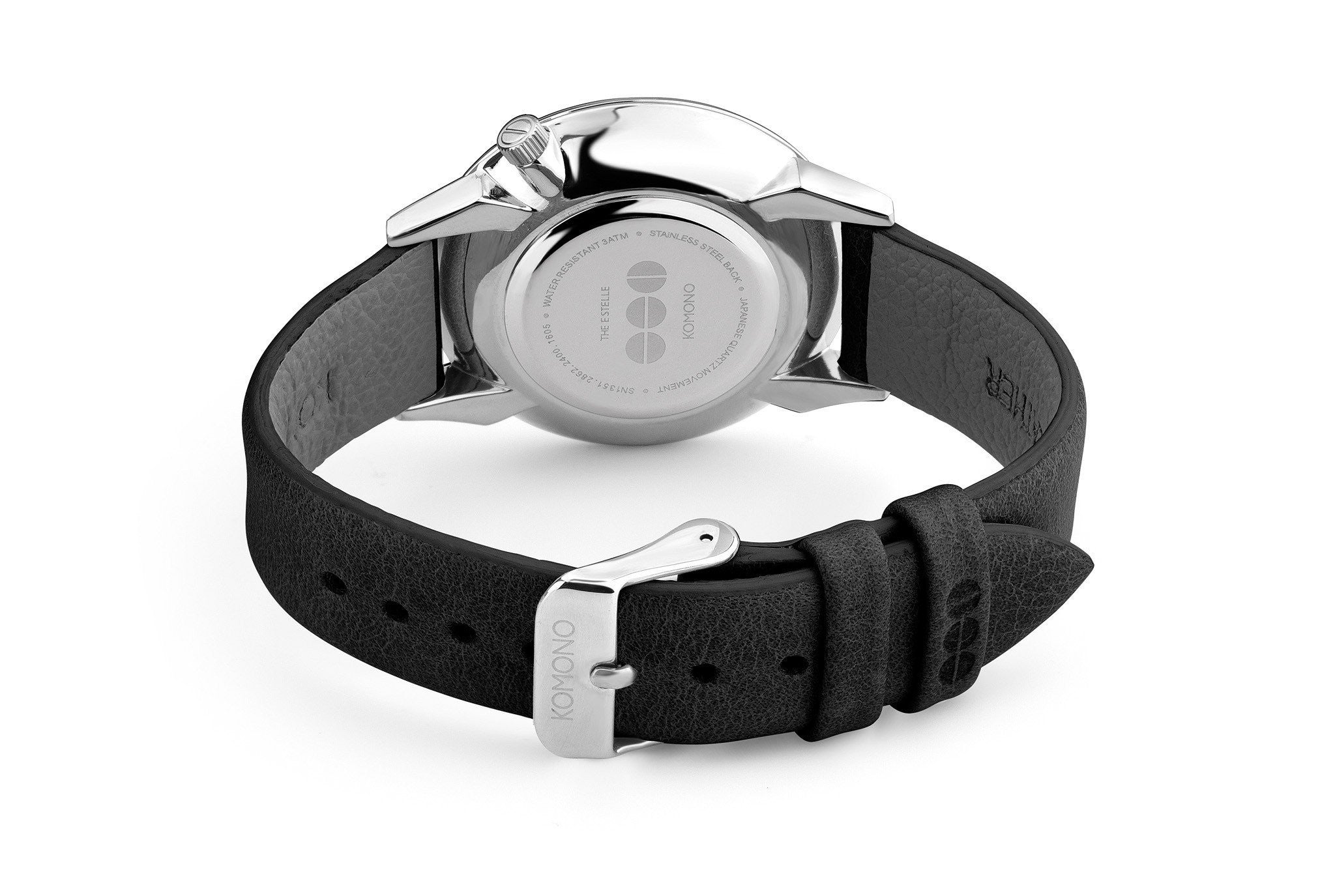 Komono Estelle Mirror Silver / Black Watch