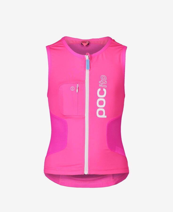POC POCito VPD Air Jr Fluorescent Pink Snow Vest /  Lenses