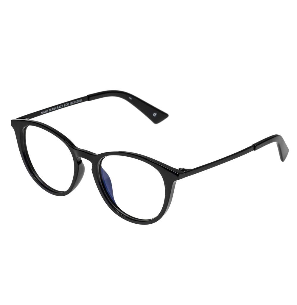 The Book Club Night Team Crazy For +2.50 Black Eyeglasses / Clear Lenses