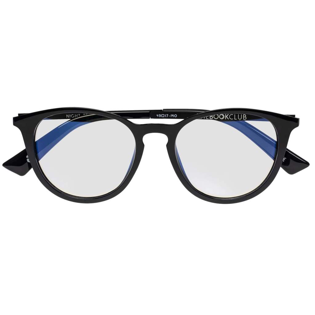 The Book Club Night Team Crazy For +2.50 Black Eyeglasses / Clear Lenses