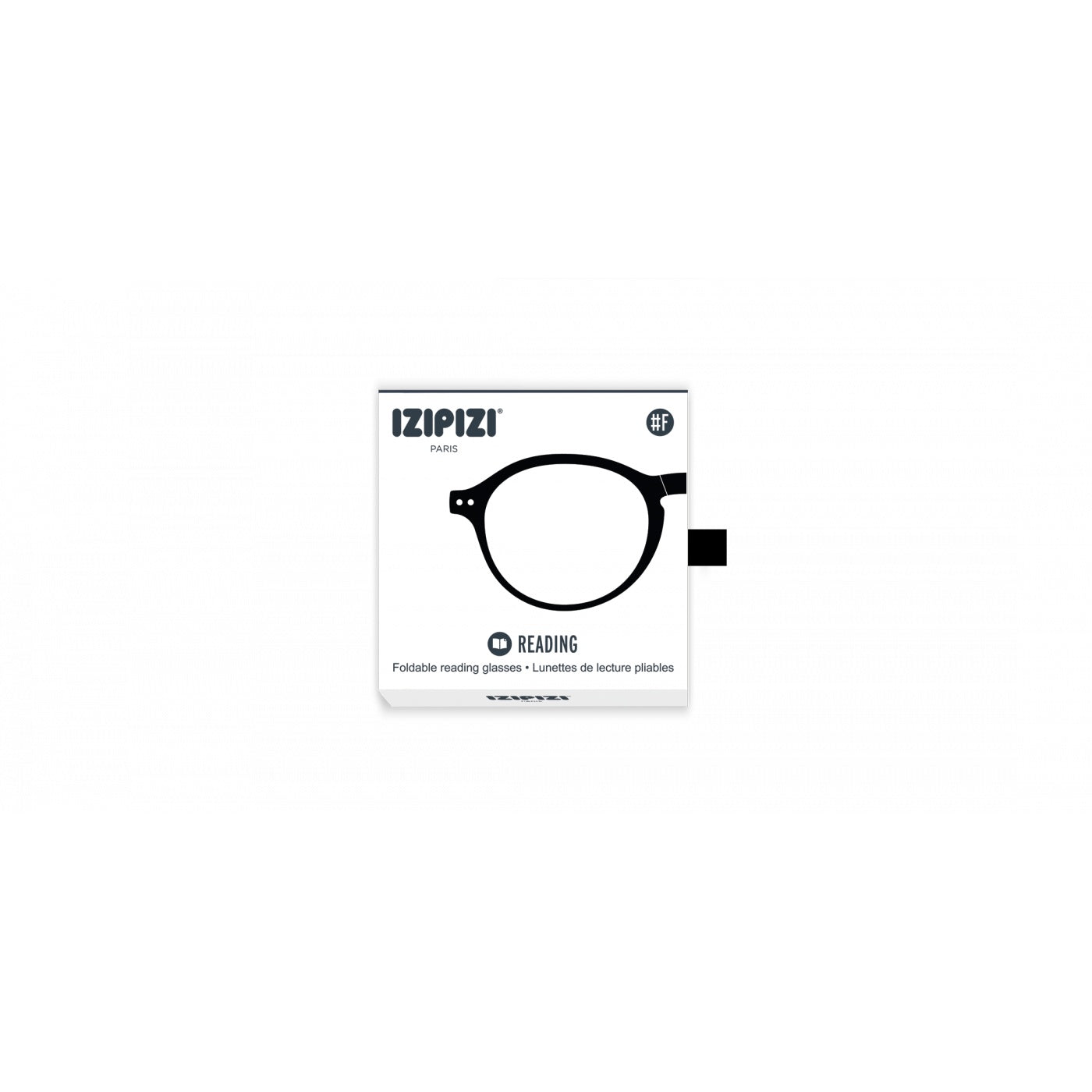 Izipizi #F Black Reader Eyeglasses / +3.00 Lenses