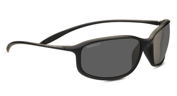 Serengeti Sestriere Satin Black Sunglasses / PhD Polarized CPG Lenses