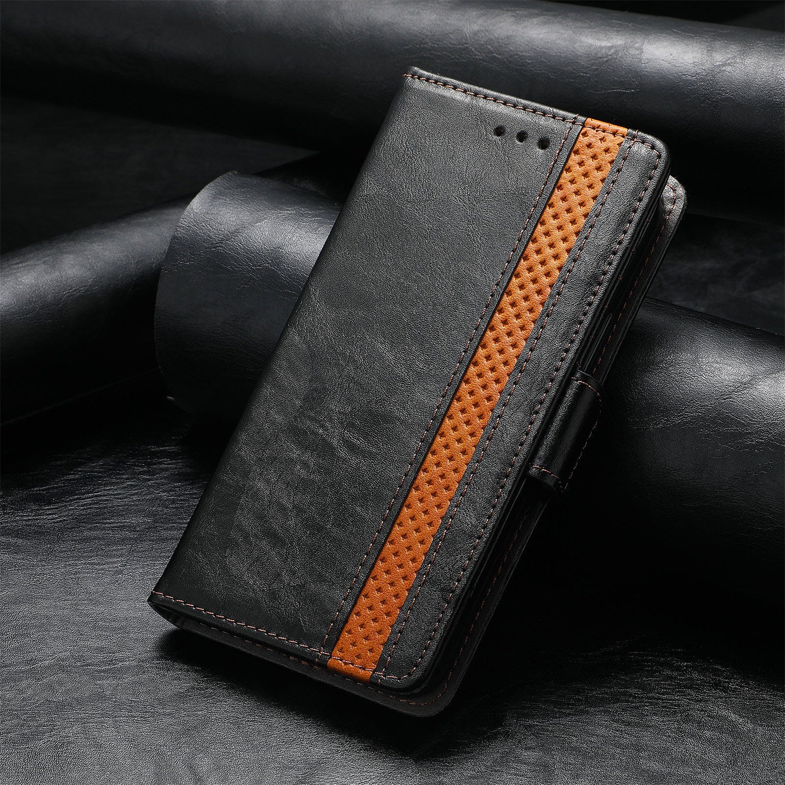 Samsung Fold Series Leather Phone Case Business RFID Case