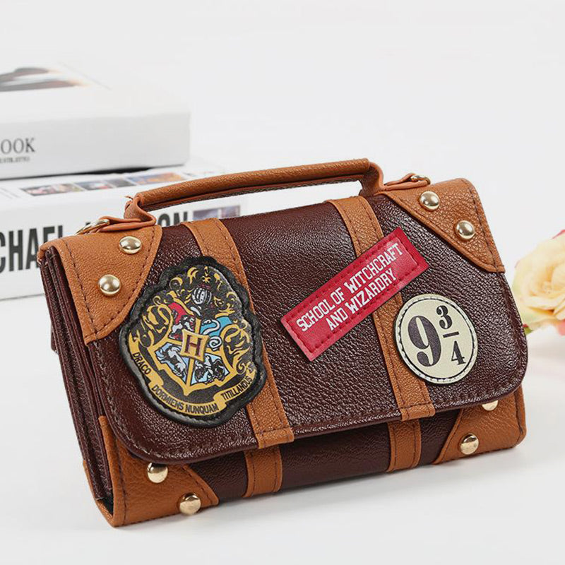 Harry Porter Multi-Slot Vintage Crossbody Bag With Wallet