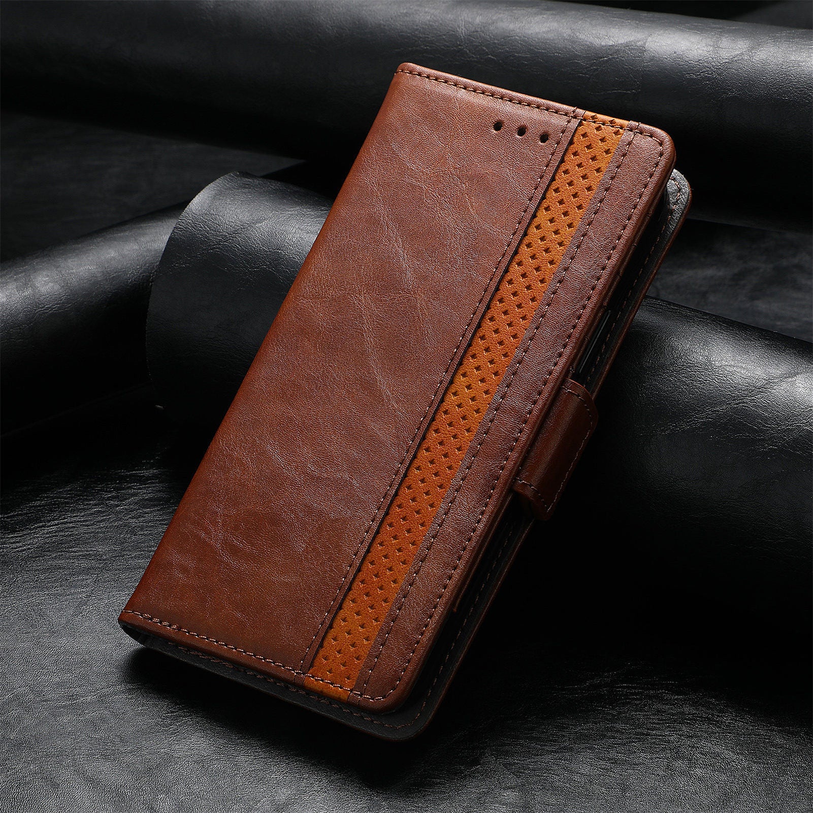 Samsung Fold Series Leather Phone Case Business RFID Case