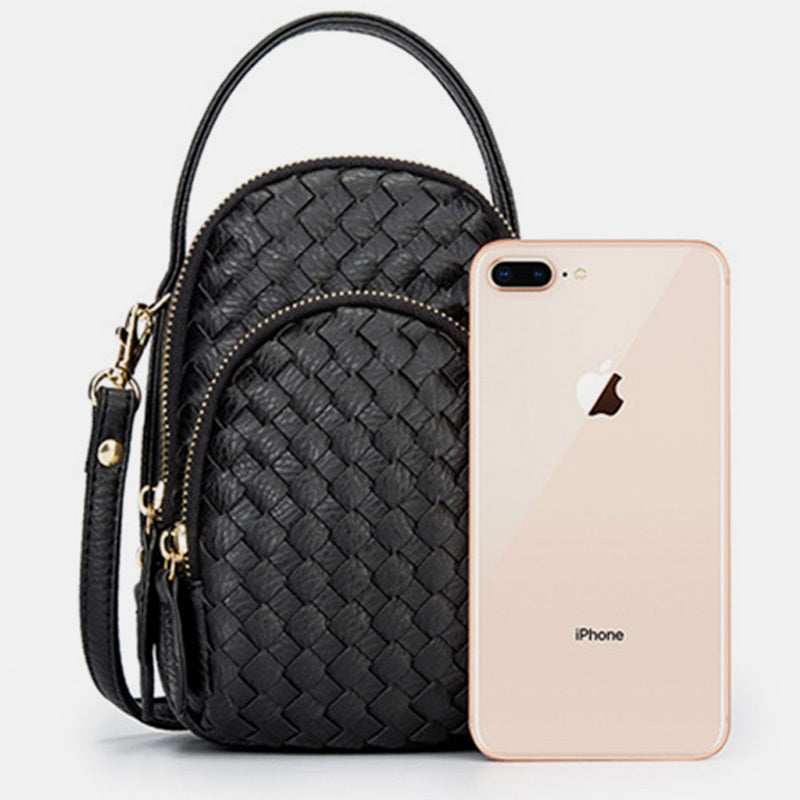 Multi Pocket Mobile Phone Crossbody Bag