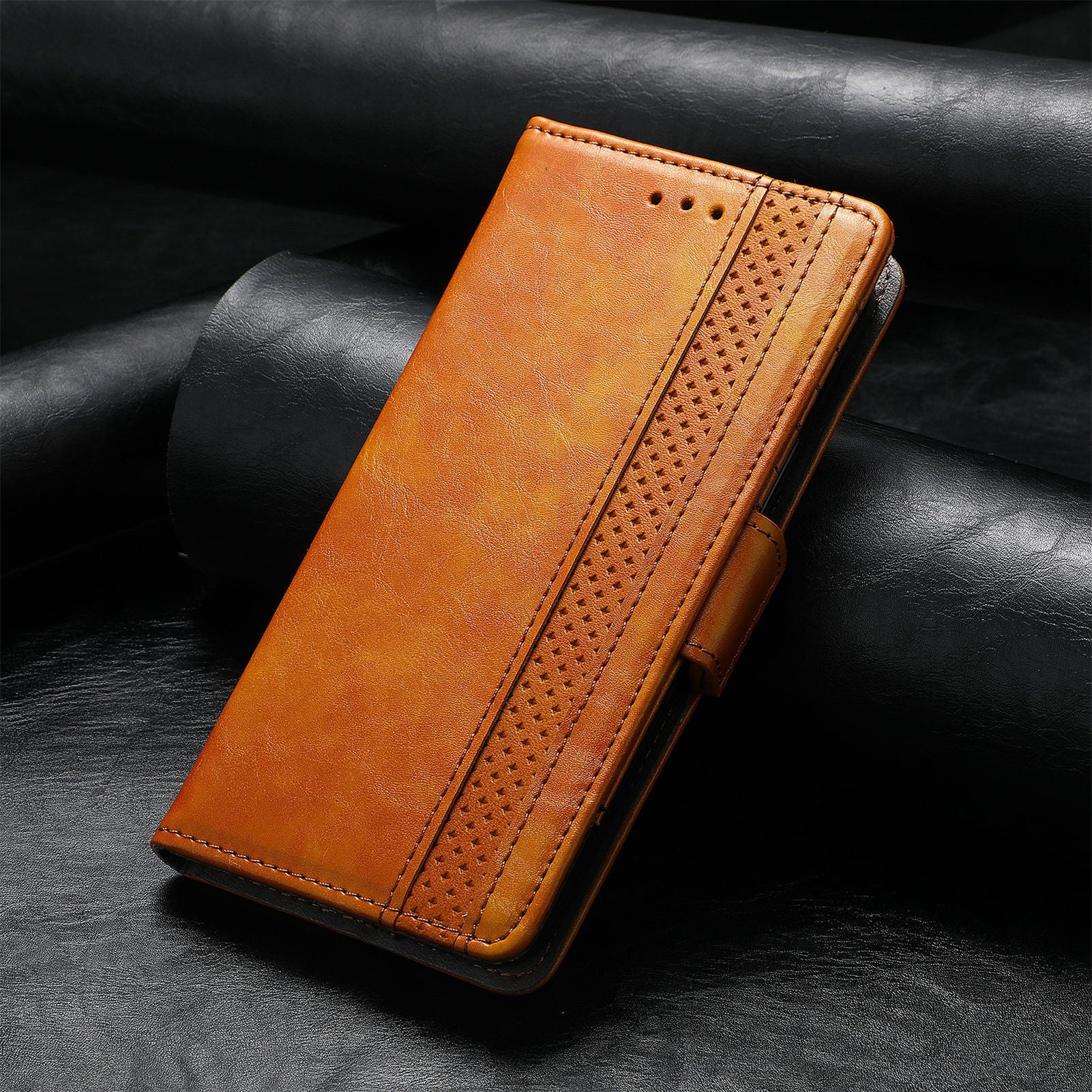 Samsung Fold Series Leather Phone Case Business RFID Case