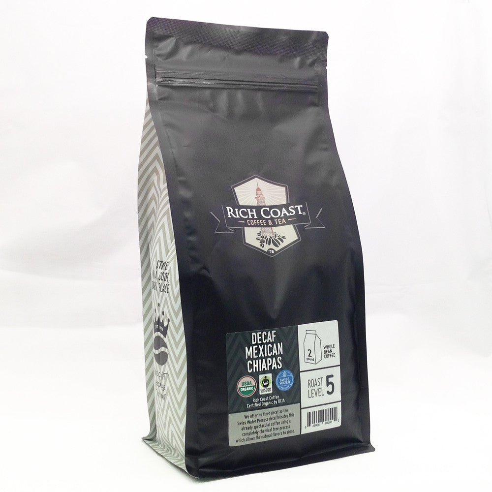 2lb Decaf Organic Fair Trade Mexican Whole Bean