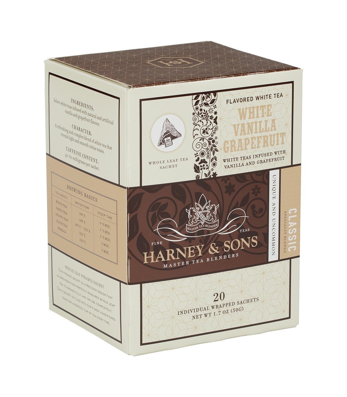 Harney & Sons White Vanilla Grapefruit (20 sachets)