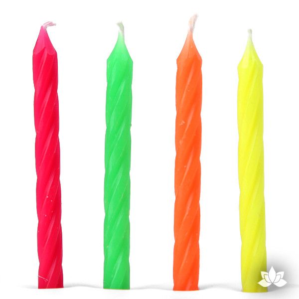  Classic Neon Candles 