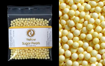  Yellow Edible Pearls 