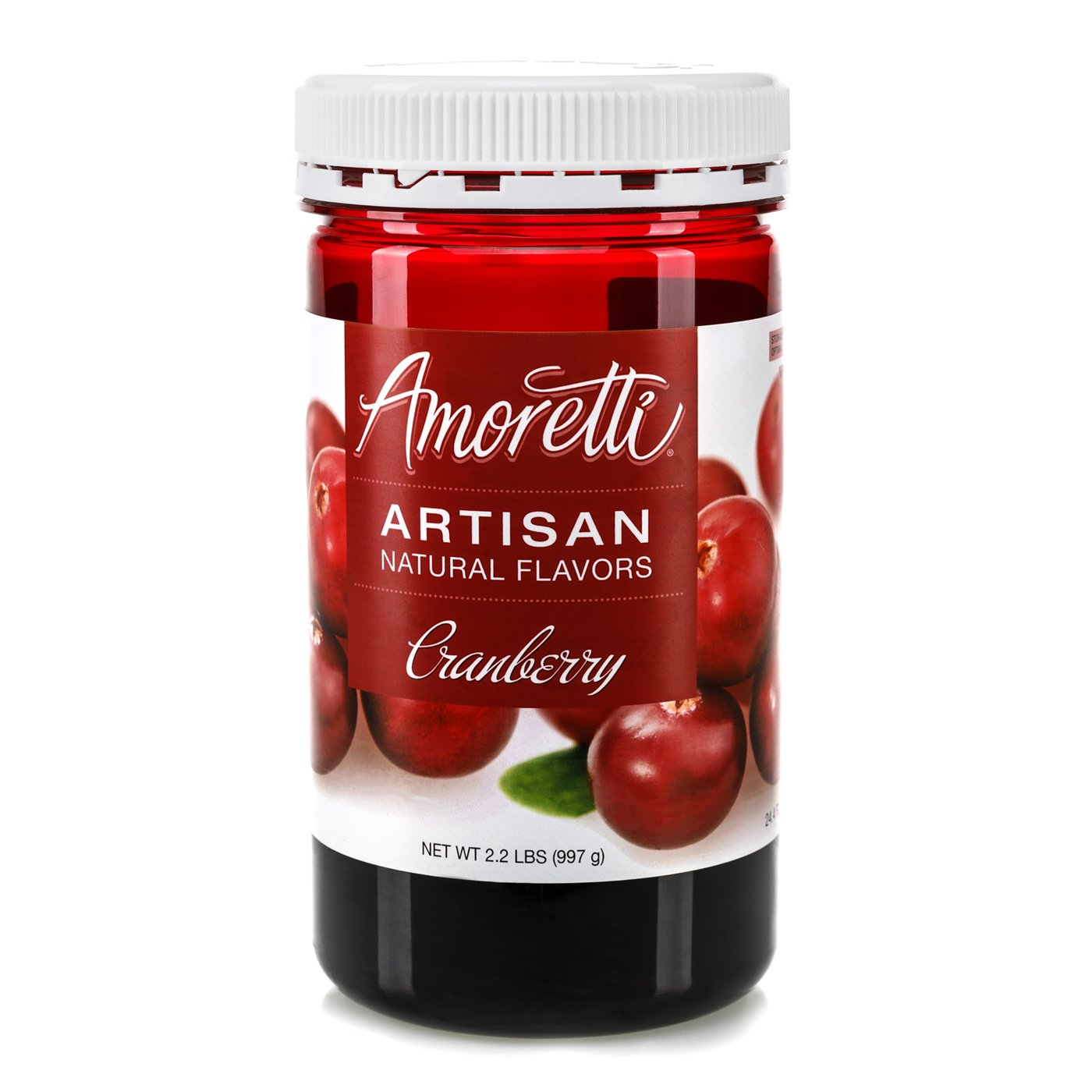  Natural Cranberry Artisan Flavor by Amoretti 