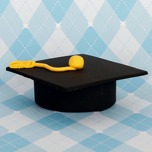  Large Graduation Caps - Black 