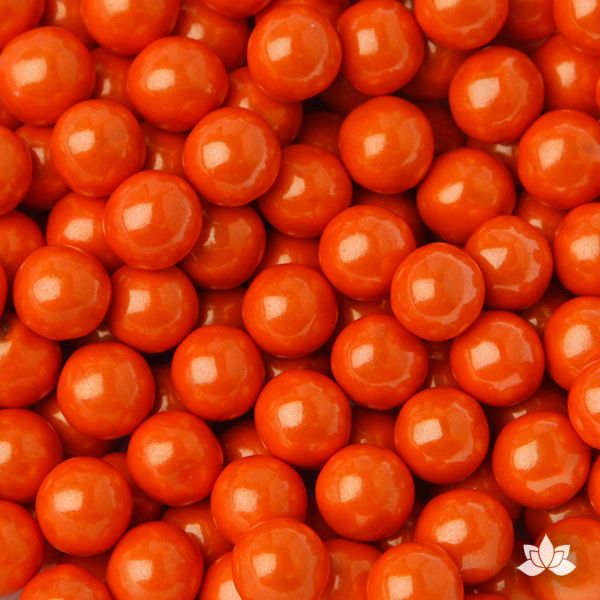  Chocolate Candy Pearls - Orange 9.52mm 