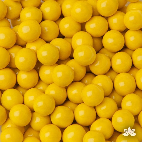  Chocolate Candy Pearls - Yellow 9.52mm 