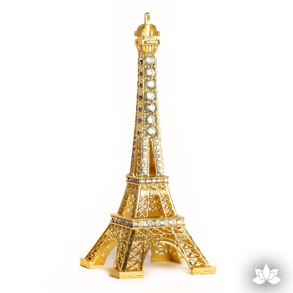  Eiffel Tower Cake Topper - Gold 