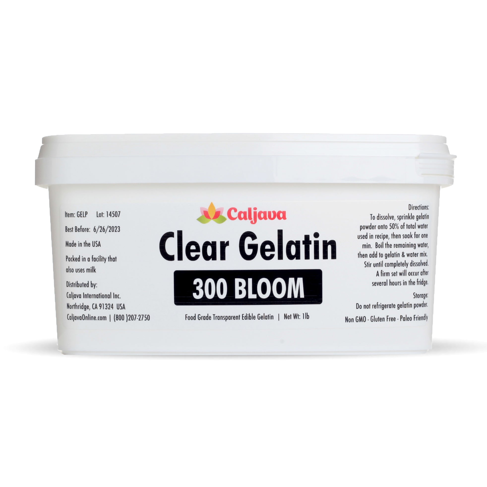  Clear Gelatin - 300 Bloom 